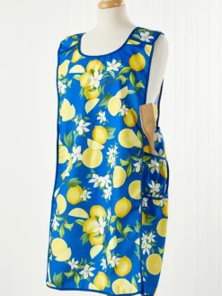 Lovely Lemons Canvas Farmhouse Apron