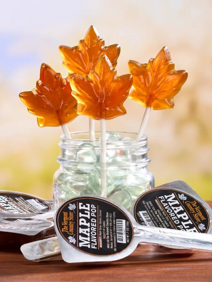 Maple Lollipops, Set of 8