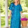 Marine Print Cotton Muumuu