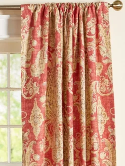 Maybelle Linen Rod Pocket Curtains by Country Curtains®