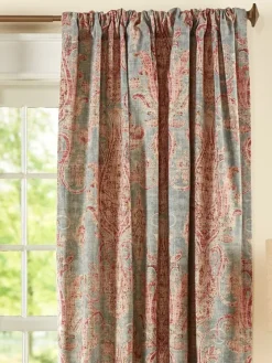Maybelle Linen Rod Pocket Curtains by Country Curtains®