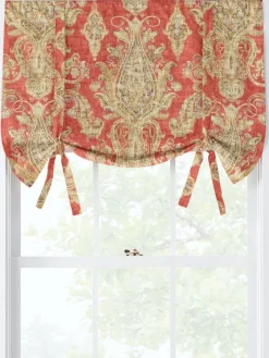 Maybelle Linen Rod Pocket Tie-Up Valance by Country Curtains®