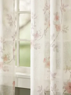 Meadow in Bloom Sheer Grommet Top Panel