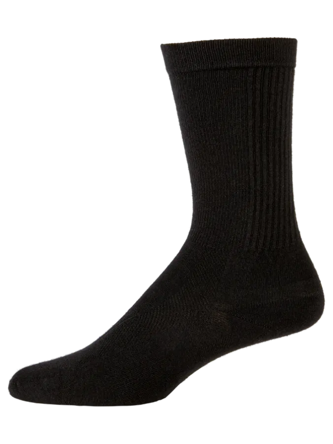 Men's All-Day Wool Dress Socks, 2 Pairs