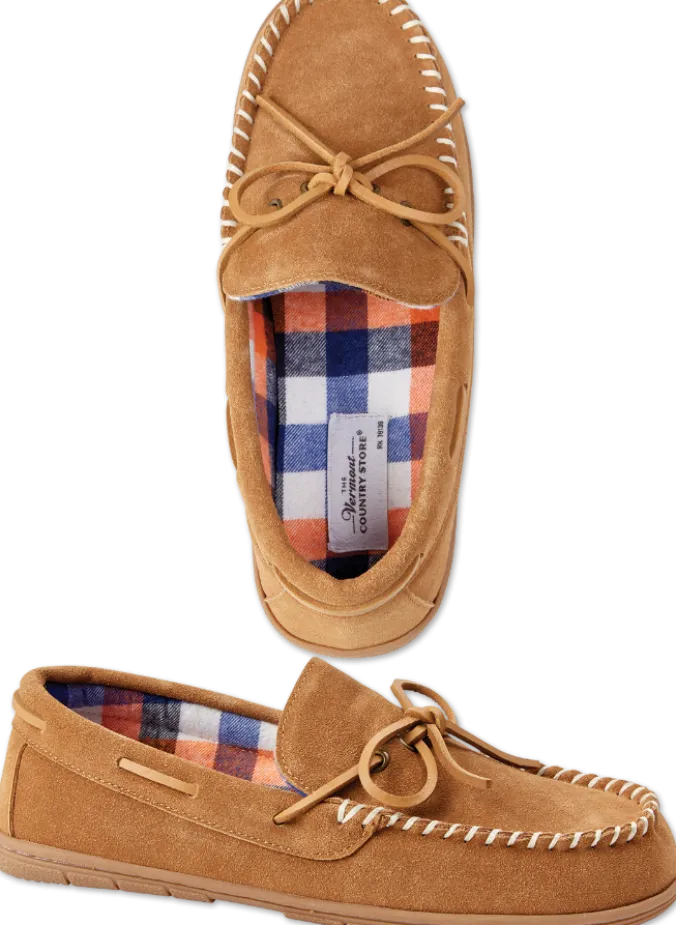 Men's All-Season Suede Moccasins