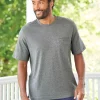 Men's and Women's Cotton Knit Crewneck Short-Sleeve Sleep Tee