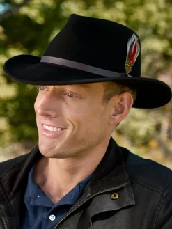 Men's Classic Wool-Felt Outback Hat