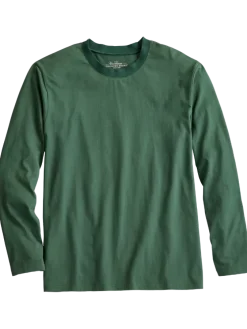 Men's Comfort Knit Long-Sleeve Sleep T-Shirt
