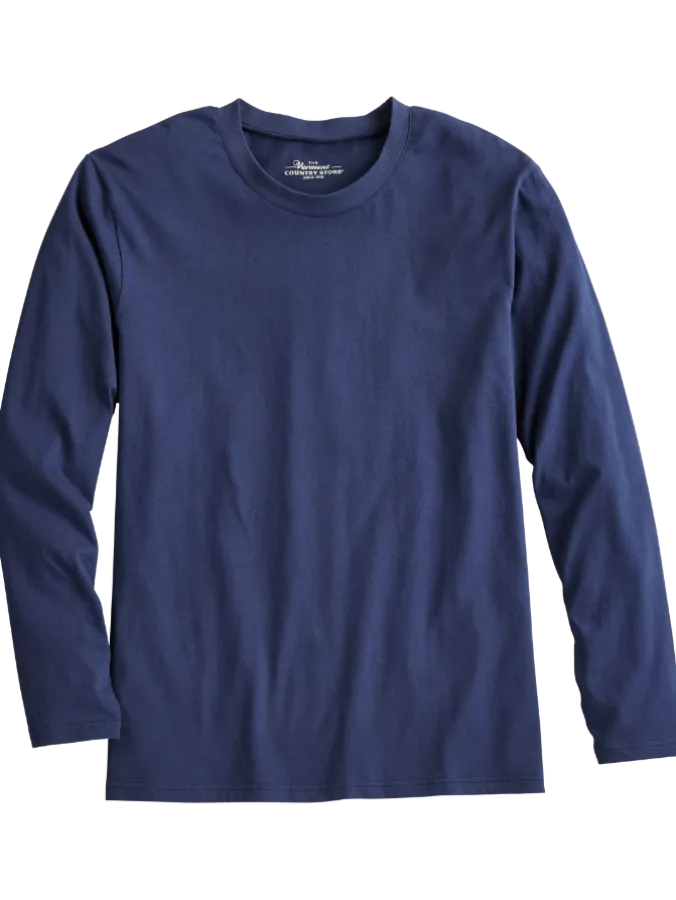Men's Comfort Knit Long-Sleeve Sleep T-Shirt
