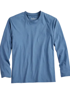 Men's Comfort Knit Long-Sleeve Sleep T-Shirt