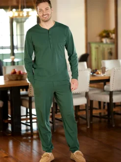 Men's Comfort Knit Ski Pajamas