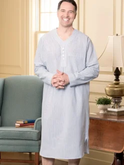 Men's Cotton Broadcloth Nightshirt