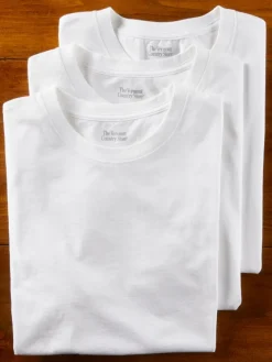 Men's Cotton Crewneck Undershirt, 3 Pack