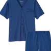 Men's Cotton Knit Short Pajamas