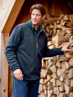 Men's Double-Fleece Full-Zip Jacket