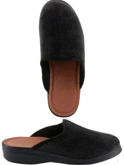 Men's Flexus Plaid Indoor/Outdoor Scuff Slippers