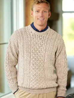 Men's Irish Wool Crewneck Sweater
