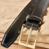 Men's Leather Chino Belt