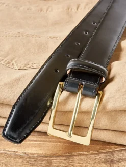 Men's Leather Chino Belt