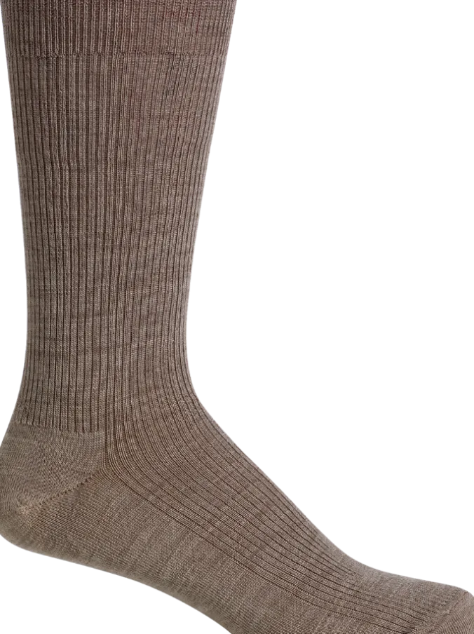Men's Nonelastic Merino Wool Crew Socks
