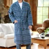 Men's Orton Plaid Portuguese Flannel Wrap Robe