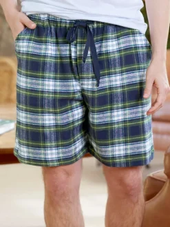 Men's Portuguese Cotton Flannel Pajama Shorts