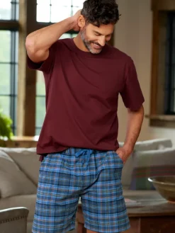 Men's Portuguese Cotton Flannel Pajama Shorts