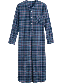 Men's Portuguese Cotton Flannel 54 Inch Nightshirt