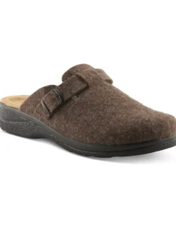 Men's Spring Step Felted Wool Indoor/Outdoor Scuff Slippers