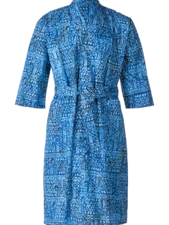 Men's Tropical Nights Cotton Batik Robe