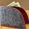 Men's Tweed Front Pocket RFID-Blocking Wallet