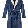 Men's Ultra-Plush Fleece Wrap Robe