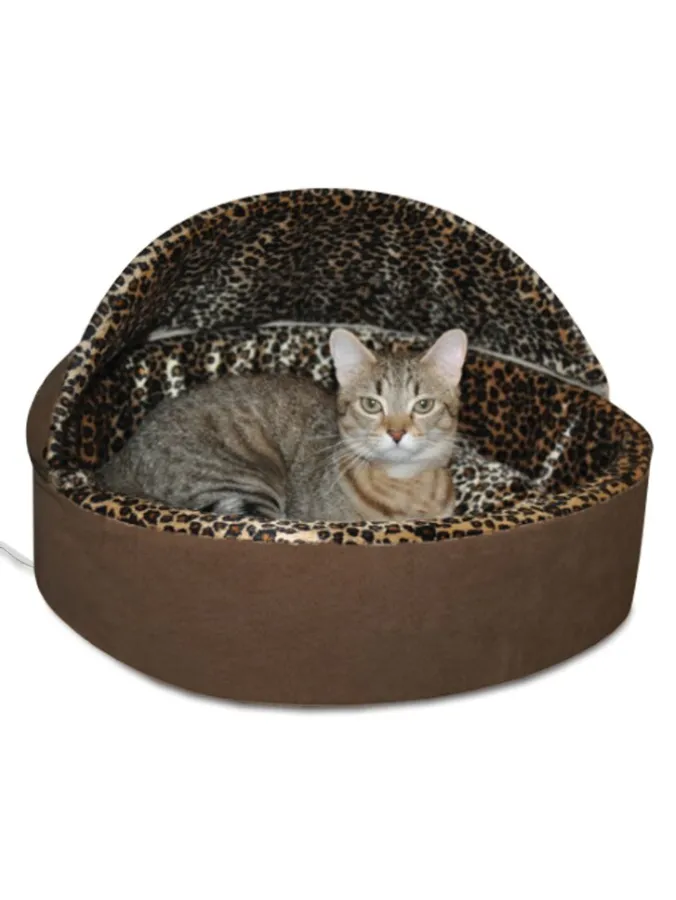 Meow Meow Kitty Deluxe Heated Cat Bed, In 2 Sizes