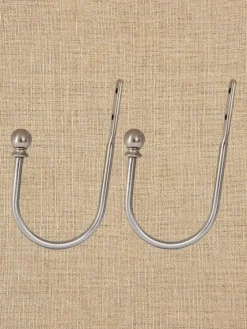 Metal Curtain Holdback, Set of 2