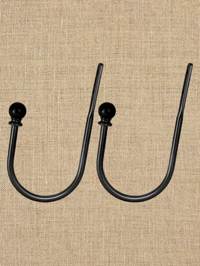 Metal Curtain Holdback, Set of 2