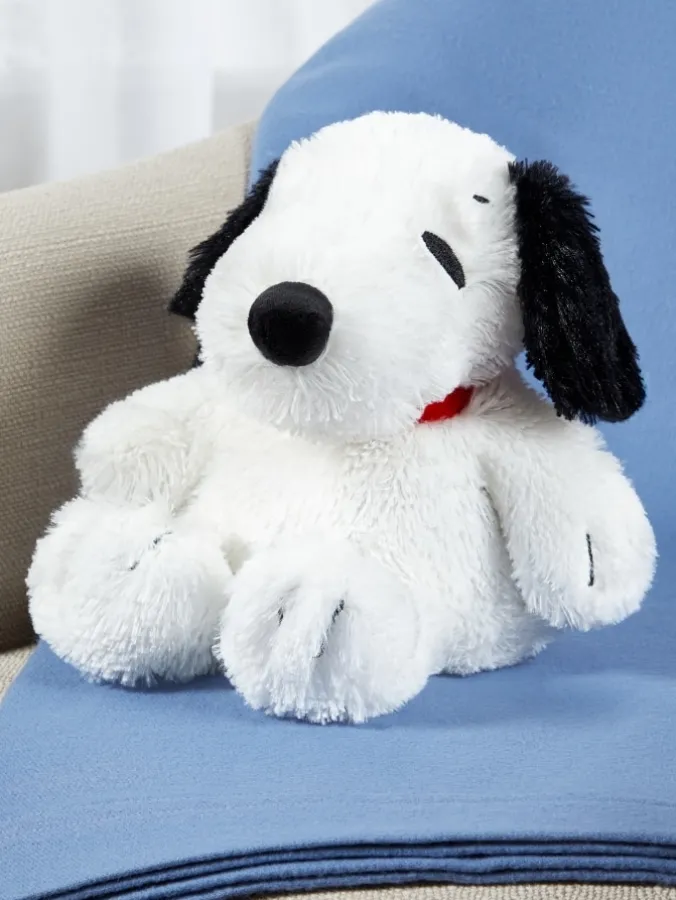 Microwavable Peanuts Snoopy Plush Warmie With Lavender Scent