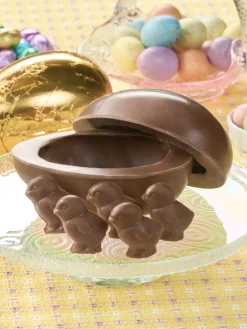 Milk Chocolate Easter Egg Filled With Chocolate Chicks