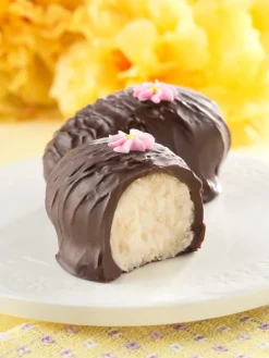 Milk or Dark Chocolate Coconut Buttercream Easter Egg