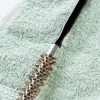 Mini 3/4 Inch Round Mixed Bristle Hairbrush