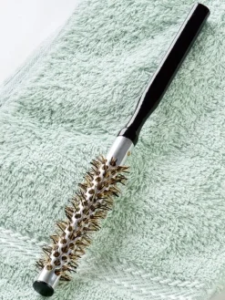 Mini 3/4 Inch Round Mixed Bristle Hairbrush