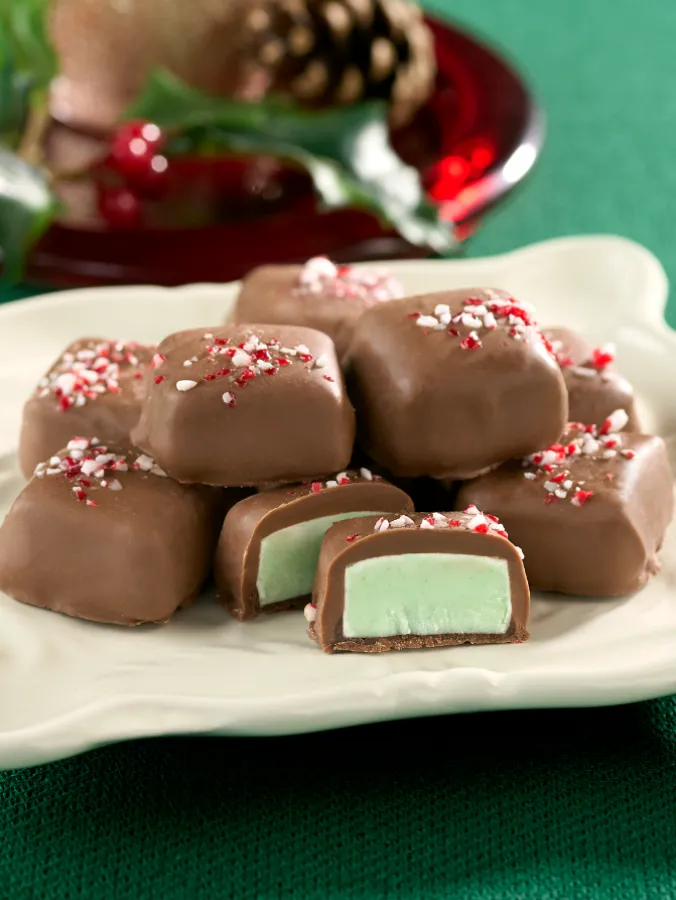 Mint Melt-Away Christmas Chocolates, 10 Ounces
