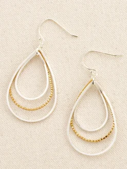 Mixed Metal Wire Earrings