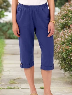 M.MAC® Cotton Knit Capri Pants