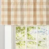 Moire Plaid Rod Pocket Tailored Valance by Country Curtains®