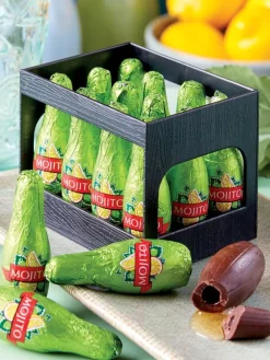 Mojito Filled Chocolate Bottles