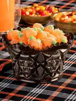 Mosser Glass Diamond Crown Candy Dish