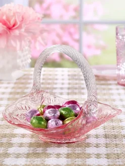 Mosser Glass Thistle Berry Basket