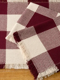 Mountain Weavers Buffalo Check Weave Cotton Napkin, Set of 2