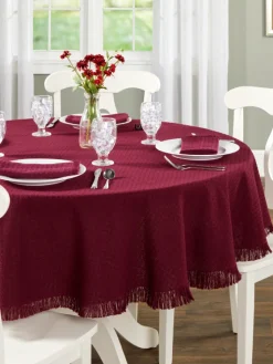 Mountain Weavers Christmas Cotton Tablecloth