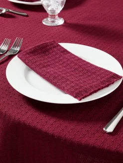 Mountain Weavers Christmas Cotton Napkins, Set of 2